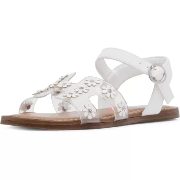 imageSteve Madden Girls Haydin Flat SandalWhite Multi