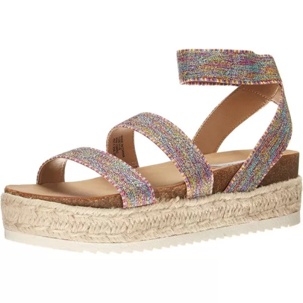 imageSteve Madden Girls Kimmie Espadrille Wedge SandalMulti