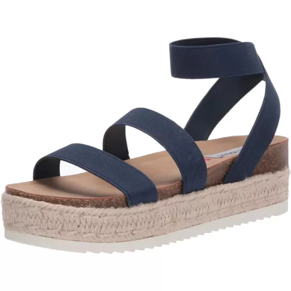 imageSteve Madden Girls Kimmie Espadrille Wedge SandalNavy