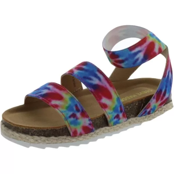 imageSteve Madden Girls Kimmie Espadrille Wedge SandalTiedye