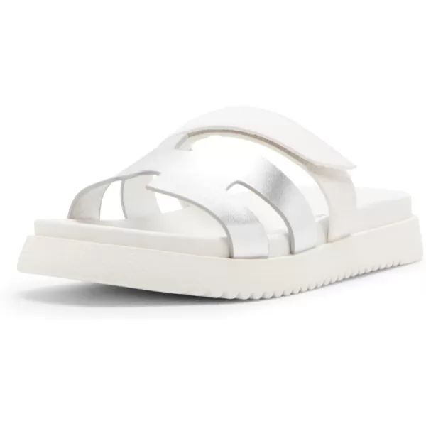 imageSteve Madden Girls Mayven Slide SandalWhite Multi