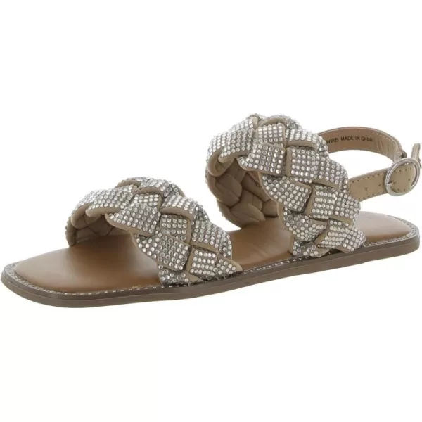 imageSteve Madden Girls Shoes Newbie Flat SandalNatural
