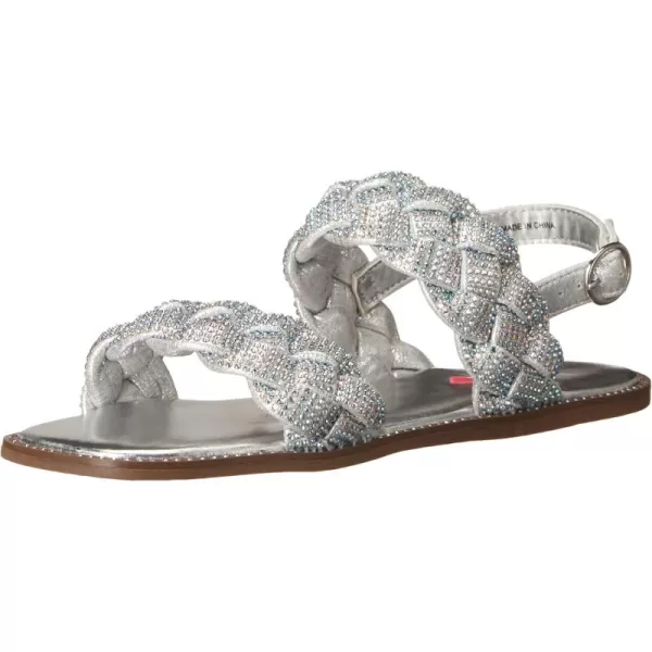 imageSteve Madden Girls Shoes Newbie Flat SandalSilver