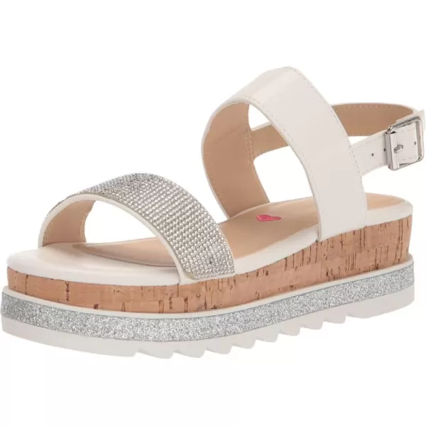 imageSteve Madden Girls Trista Wedge SandalWhite