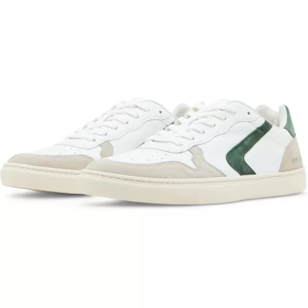 imageSteve Madden Mens Centre SneakerWhiteGreen Leather