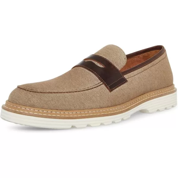 imageSteve Madden Mens Ewald Penny LoaferKhaki Fabric