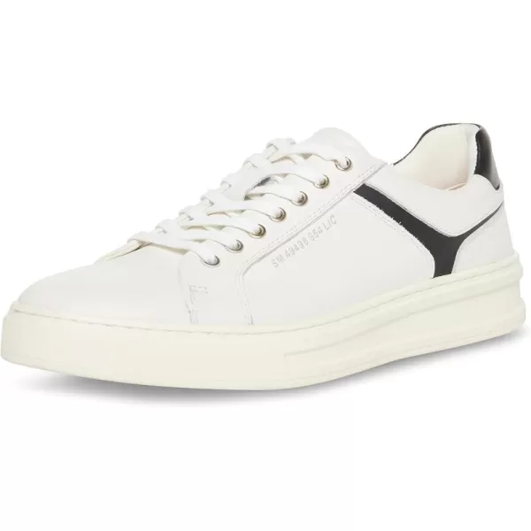imageSteve Madden Mens McCord SneakerWhiteBlack Leather