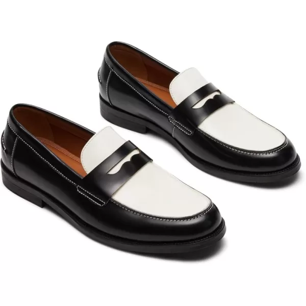 imageSteve Madden Mens Natan Penny MocBlackWhite