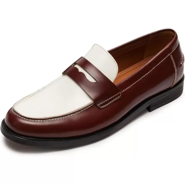 imageSteve Madden Mens Natan Penny MocBrownWht