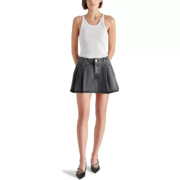 imageSteve Madden Womens Apparel Marlowe Denim SkortBlack