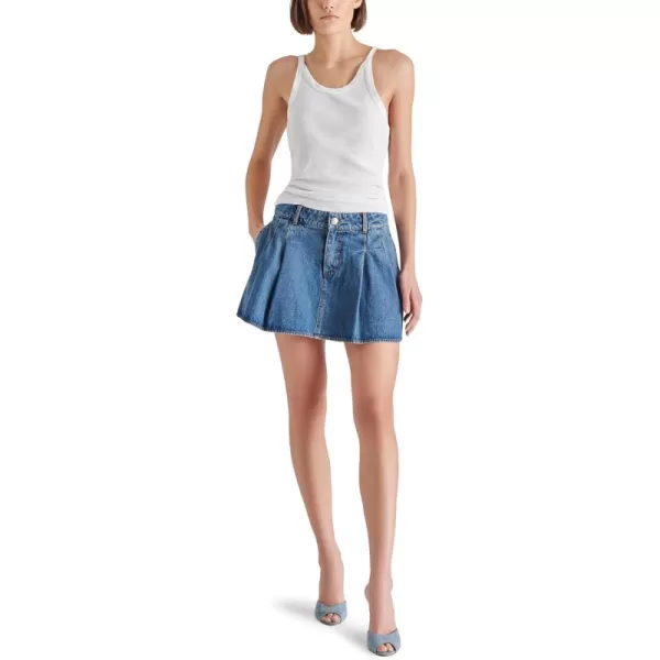 imageSteve Madden Womens Apparel Marlowe Denim SkortBlue