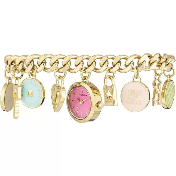 imageSteve Madden Womens Bracelet WatchGoldMulti