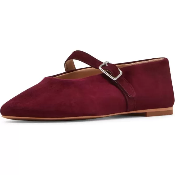 imageSteve Madden Womens Dreaming Ballet FlatBurgundy Suede