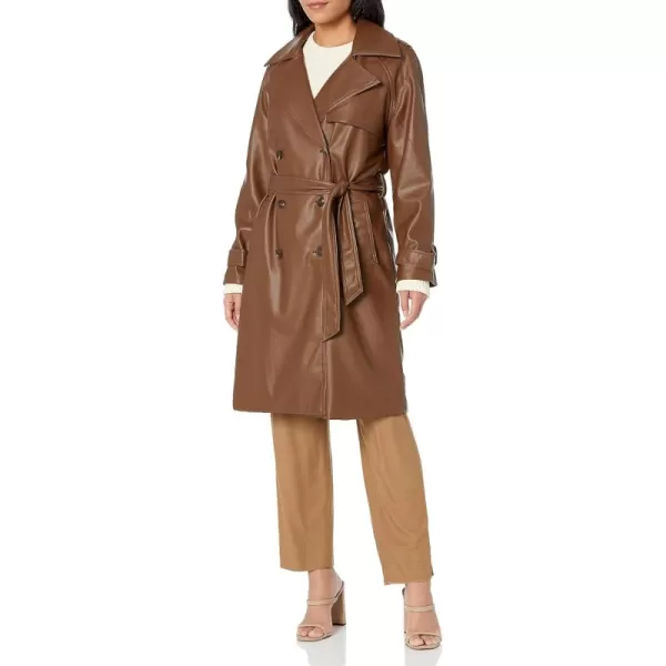 imageSteve Madden Womens Ilia Trench CoatDark Brown