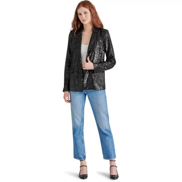 imageSteve Madden Womens Payton BlazerBlack Sequin