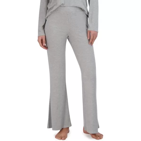 imageSteve Madden Womens Ribbed FlareLeg Sleep PantsHeather Grey