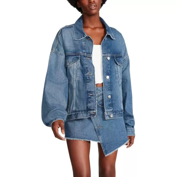 imageSteve Madden Womens Sienna Denim JacketAcid Wash