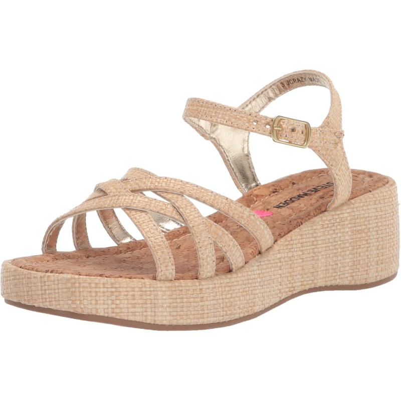imageSteve Madden Girls Crazy Wedge SandalRaffia