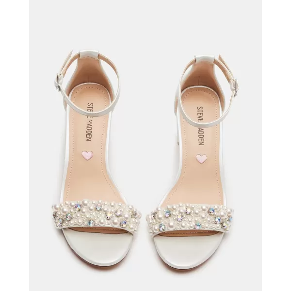 imageSteve Madden Girls Carrson Heeled SandalPearl