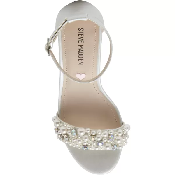 imageSteve Madden Girls Carrson Heeled SandalPearl