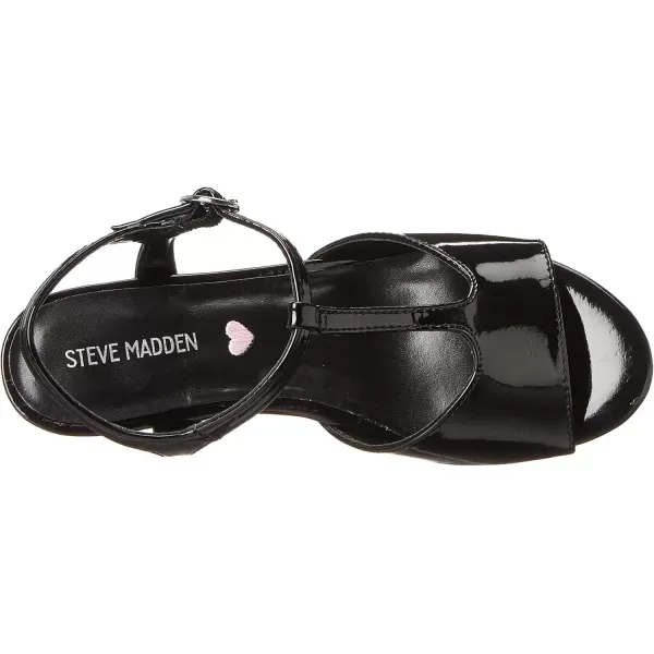 imageSteve Madden Girls Chacha Heeled SandalBlack Patent