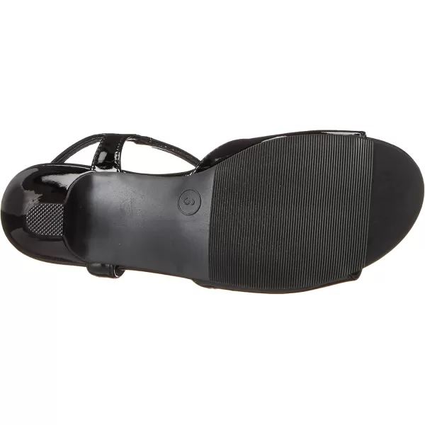 imageSteve Madden Girls Chacha Heeled SandalBlack Patent