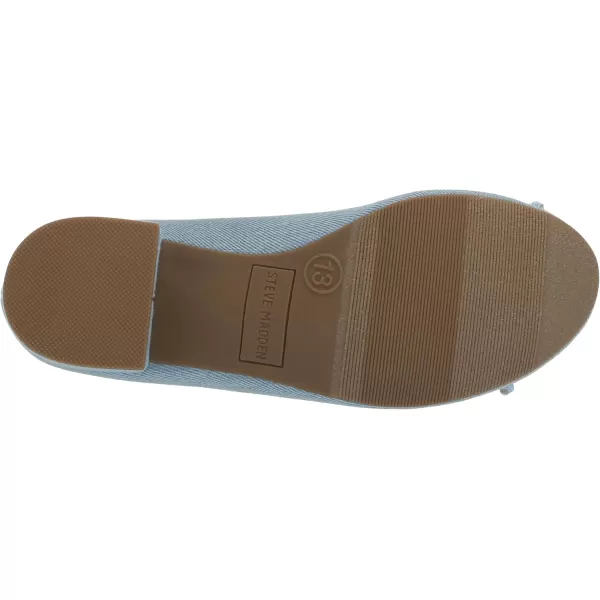 imageSteve Madden Girls Cherish Ballet FlatDenim