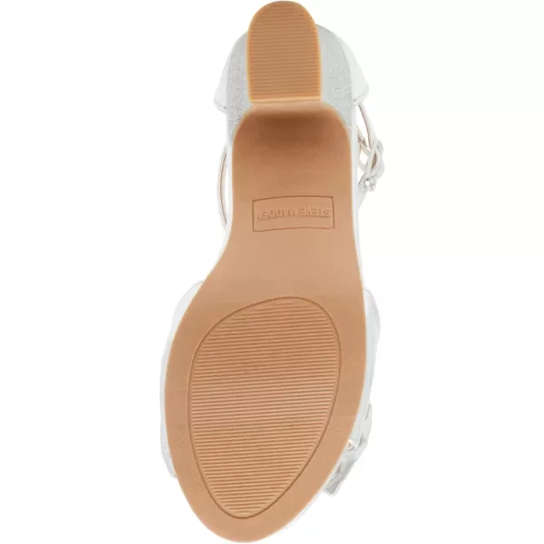 imageSteve Madden Girls Clair Heeled SandalSilver