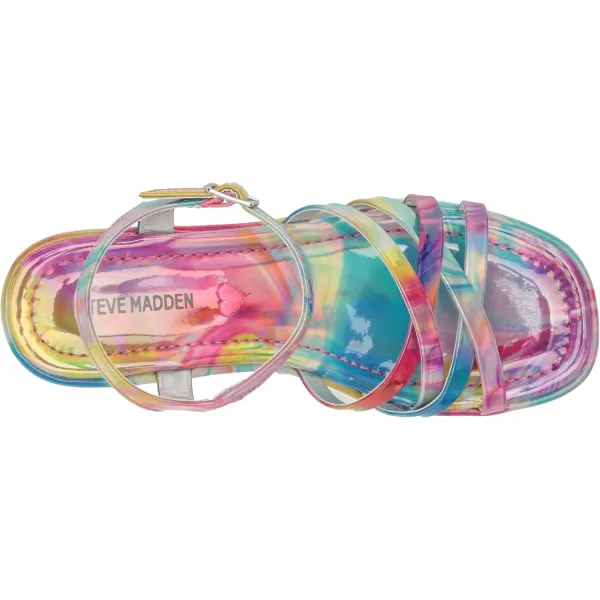 imageSteve Madden Girls Crazy Wedge SandalRainbow