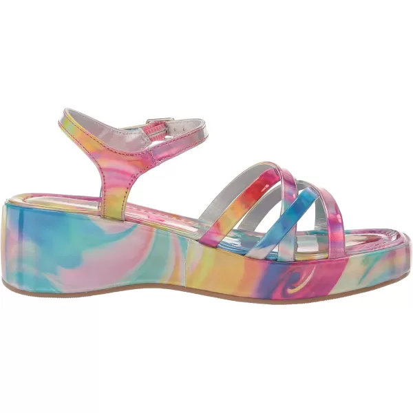 imageSteve Madden Girls Crazy Wedge SandalRainbow