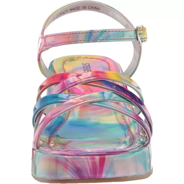 imageSteve Madden Girls Crazy Wedge SandalRainbow