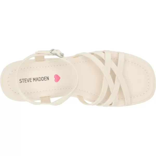 imageSteve Madden Girls Crazy Wedge SandalWhite