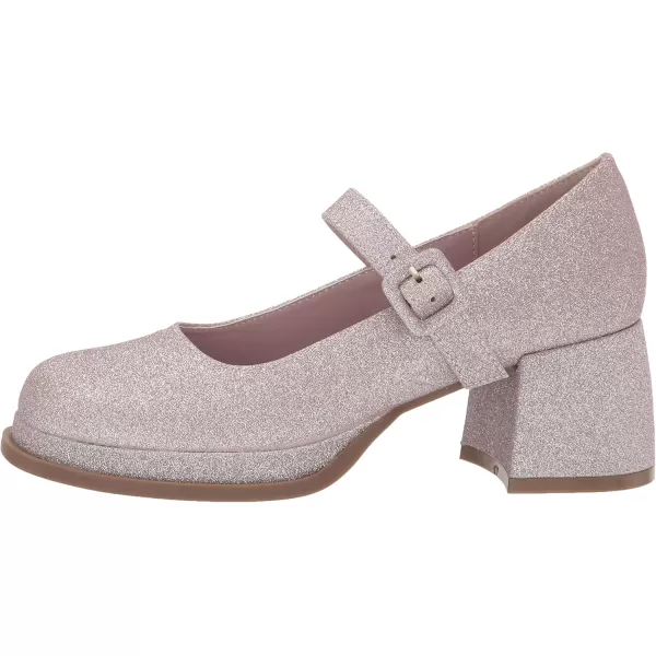 imageSteve Madden Girls Drama PumpBlush Shimmer