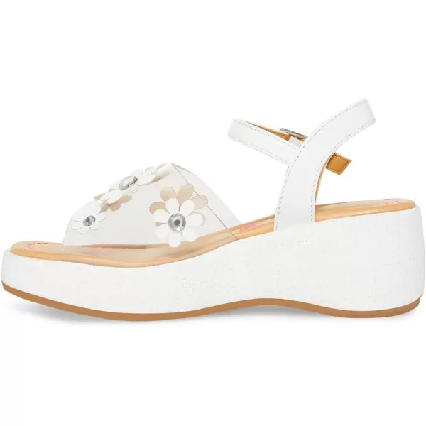 imageSteve Madden Girls Farrah Wedge SandalWhite