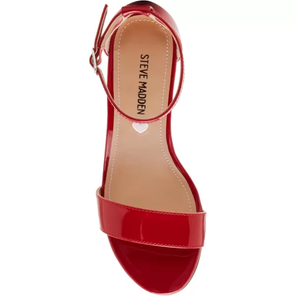 imageSteve Madden Girls Jcarrson Heeled SandalRed Patent