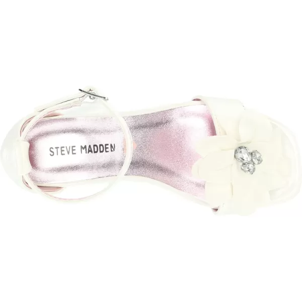 imageSteve Madden Girls Lessa Heeled SandalWhite