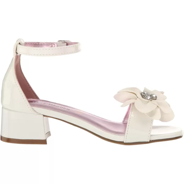 imageSteve Madden Girls Lessa Heeled SandalWhite