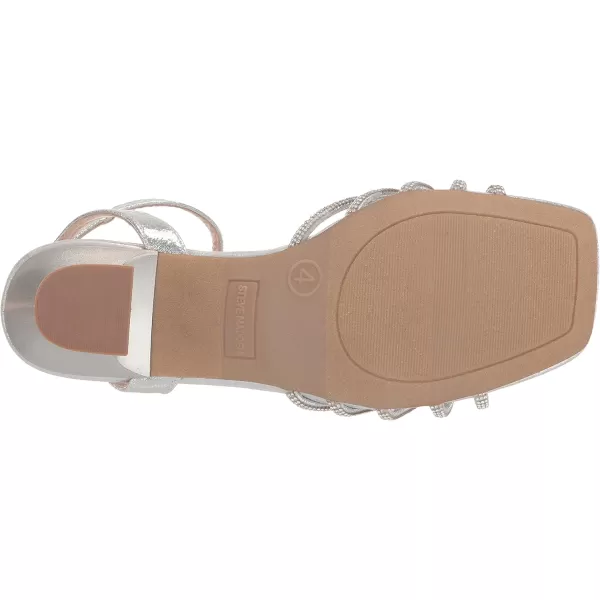 imageSteve Madden Girls Lucia Heeled SandalSilver