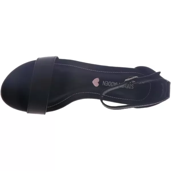 imageSteve Madden Girls Shoes Carrson Heeled Sandal Black Smooth 1
