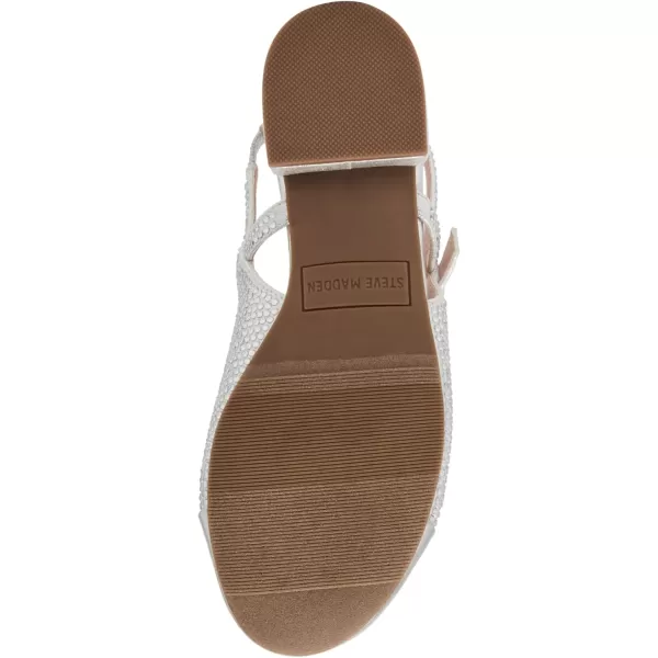 imageSteve Madden Girls Shoes Girls Belinda Mule Silver 1 Little Kid