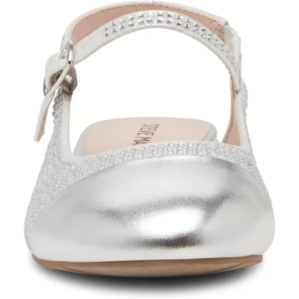imageSteve Madden Girls Shoes Girls Belinda Mule Silver 1 Little Kid