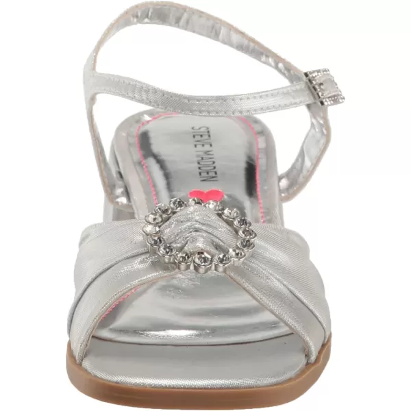 imageSteve Madden Girls Tango Heeled SandalSilver