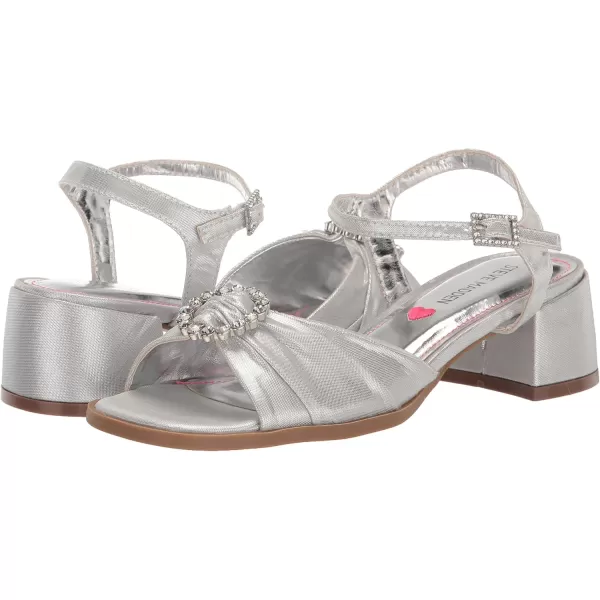 imageSteve Madden Girls Tango Heeled SandalSilver