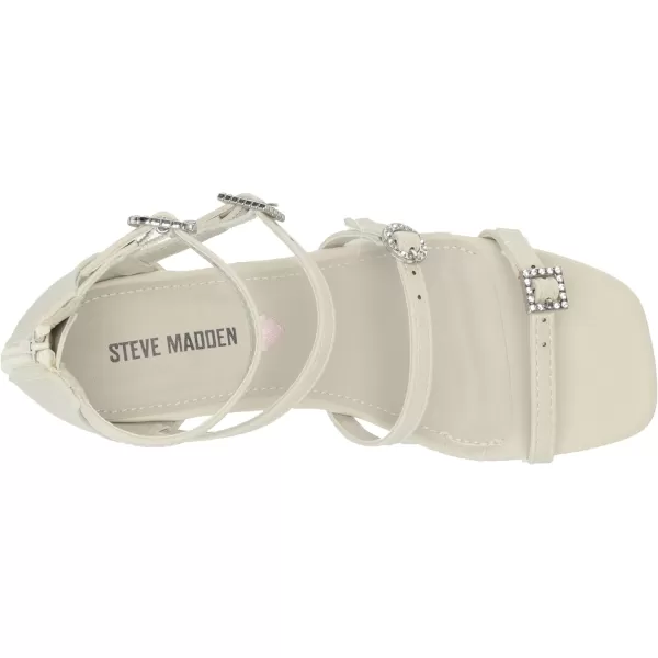 imageSteve Madden Girls Tarly Heeled SandalBone