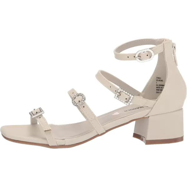 imageSteve Madden Girls Tarly Heeled SandalBone