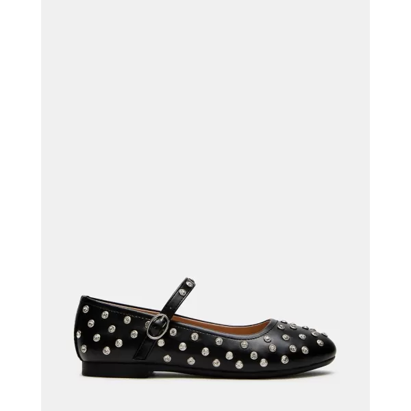 imageSteve Madden Girls Vinetar Ballet FlatBlack Patent