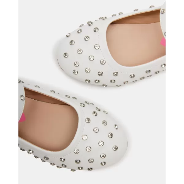 imageSteve Madden Girls Vinetar Ballet FlatWhite