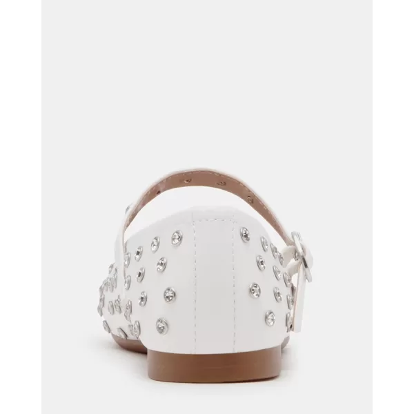 imageSteve Madden Girls Vinetar Ballet FlatWhite