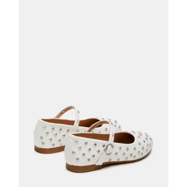 imageSteve Madden Girls Vinetar Ballet FlatWhite