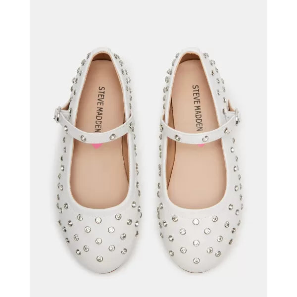 imageSteve Madden Girls Vinetar Ballet FlatWhite